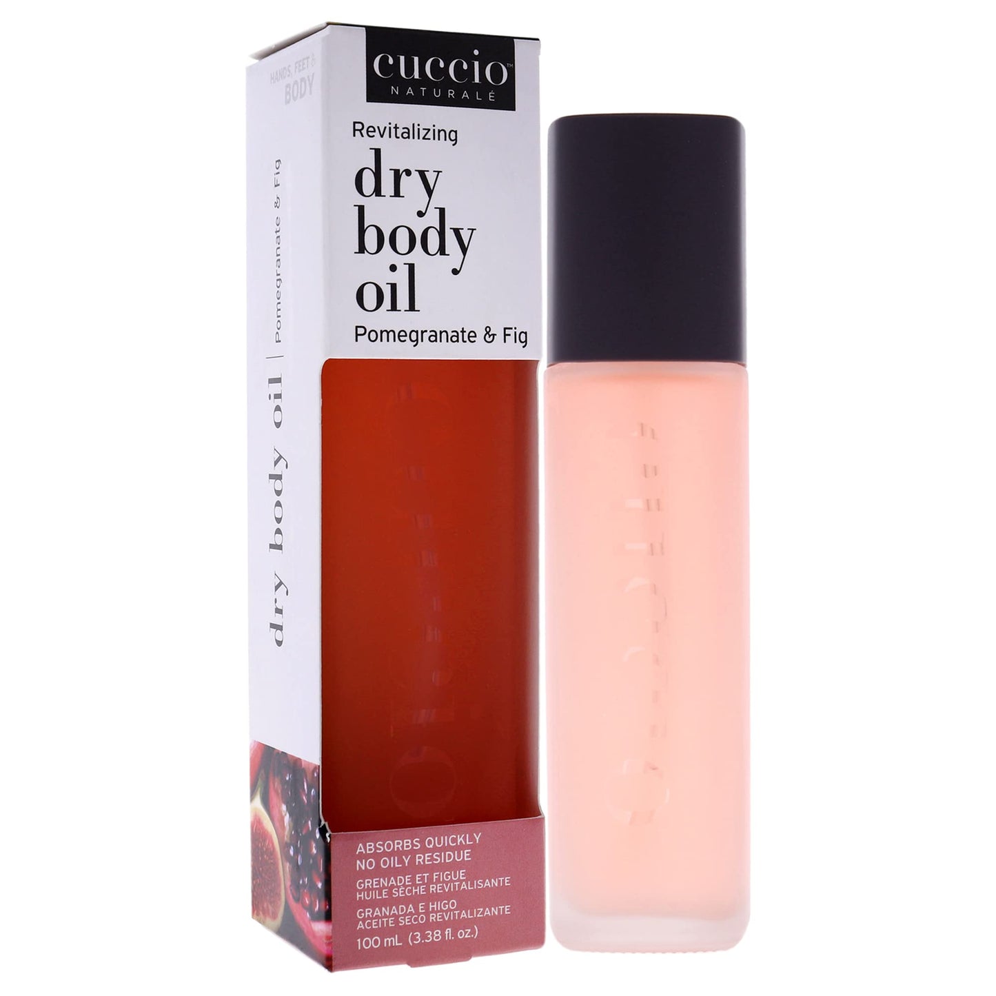 Revitalizing Dry Body Oil - Pomegranate and Fig by Cuccio Naturale for Unisex - 3.38 oz Oil