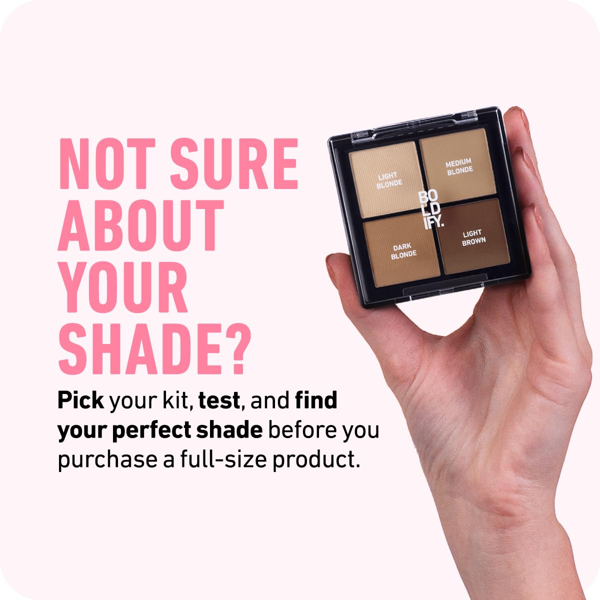 BOLDIFY Hairline Powder Sample Kit - Root Touch Up Hair Color for Gray Coverage Beauty and Personal Care Boldify