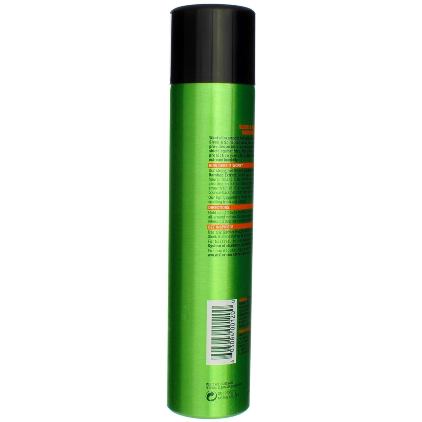 Garnier Fructis Style Anti-Humidity Hairspray Sleek & Shine 8.25 oz (Pack of 4)