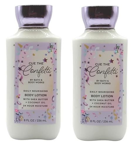 Bath and Body Works Cue The Confetti Body Lotion - Pack of 2