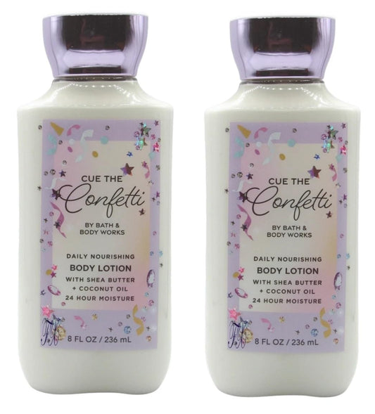 Bath and Body Works Cue The Confetti Body Lotion - Pack of 2