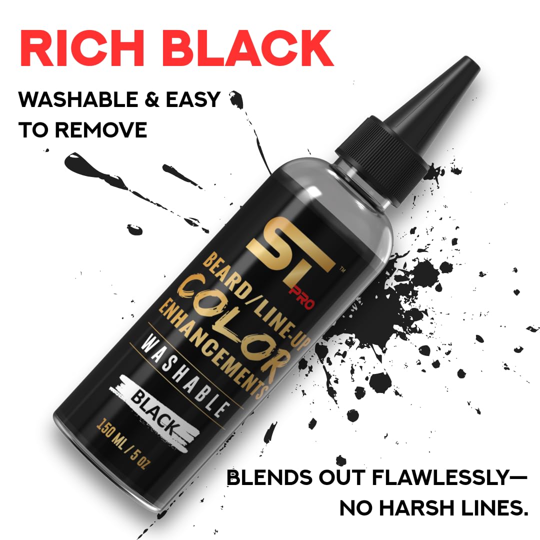 Supreme Trimmer Airbrush Hair & Beard Enhancement Ink | Barber-Grade Line-Up & Filler Spray | Water Resistant, Pre-Mixed for Precision Hairlines