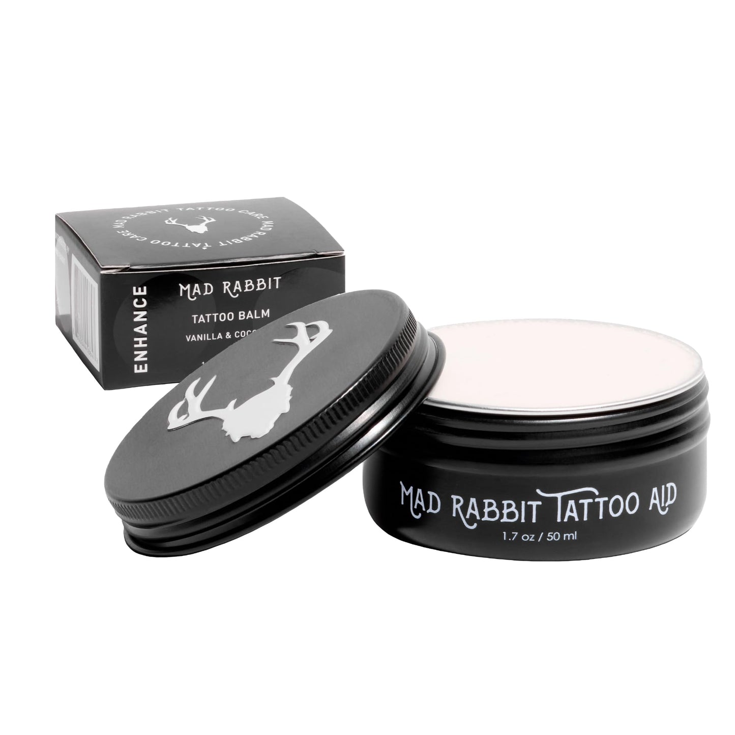 Mad Rabbit Tattoo Balm & Aftercare Cream- Color Enhancement that Revives Old Tattoos, Hydrates New Tattoos, Made With Clean Ingredients + Petroleum Beauty and Personal Care Mad Rabbit Default Title