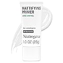 Neutrogena Mattifying Primer with Shine Control, Lightweight Pore Blurring Face Primer Blurs the Look of Pores & Helps Reduce Shine, Matte Primer