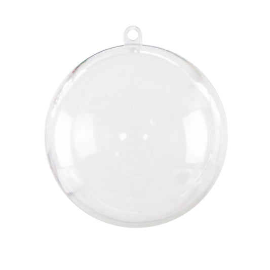 Super Z Outlet Clear Plastic Acrylic Bath Bomb Mold Shells Molding Balls Kit (80mm, 12 Pack)