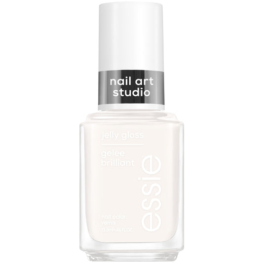 essie Nail Art Studio Jelly Gloss Polish, Vegan, Sheer White Nail Polish, Arctic Jelly, 0.46 Fl Oz Beauty & Personal Care essie