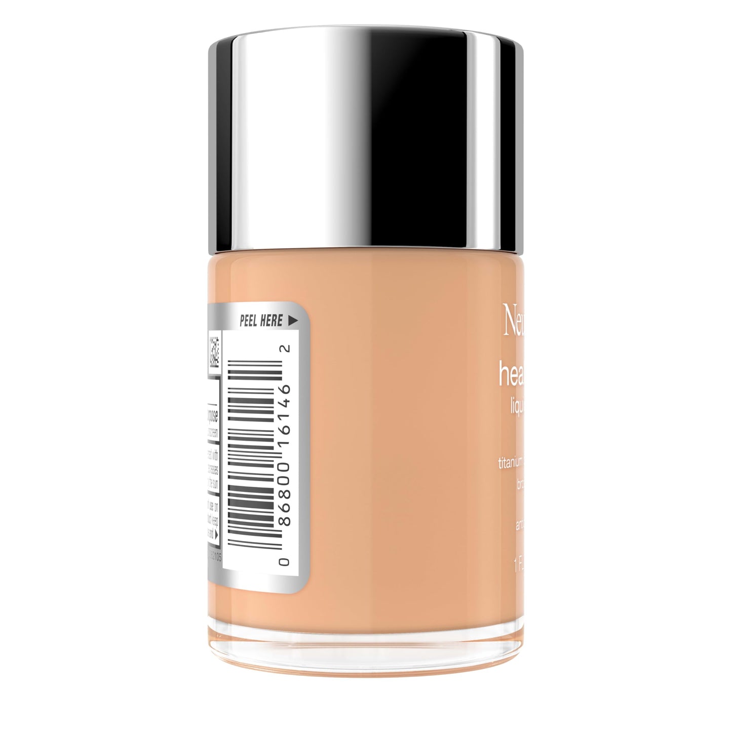 Neutrogena Healthy Skin Liquid Foundation Makeup Broad Spectrum SPF 20 Sunscreen, Medium Coverage, Vit B5, Antioxidants, All Day Wear, Classic Nude