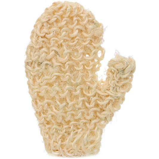 TOVINANNA Sisal Exfoliating Glove for Body Scrub - Natural Woven Bath Mitt with Thumb Hole for Men & Women, Shower Skin Scrubber Mitten for Home Spa Beauty and Personal Care TOVINANNA