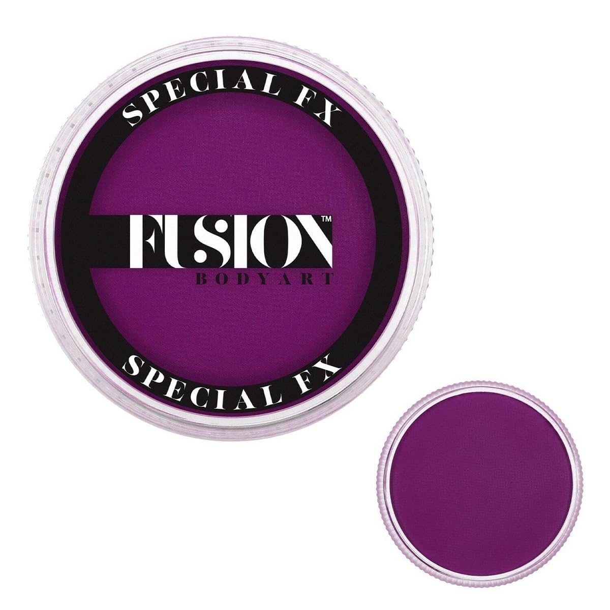 Fusion Body Art and FX Pro Special Effects Paint | Neon Violet (32gm), Professional Quality Water Activated Special FX Paint Supplies Single Color