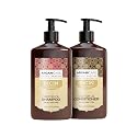 Arganicare | Duo Shampoo + Conditioner | Castor | Growth Accelerator | Gently Cleans & Moisturizes Hair | All hair types | 13.53 fl oz + 13.53 fl oz