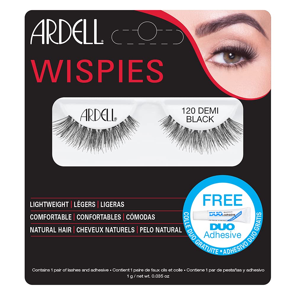 Ardell Ardell Fashion Lashes Strip Lashes - 1 Pair/Pack, 0.5 Oz, 120 Demi Black