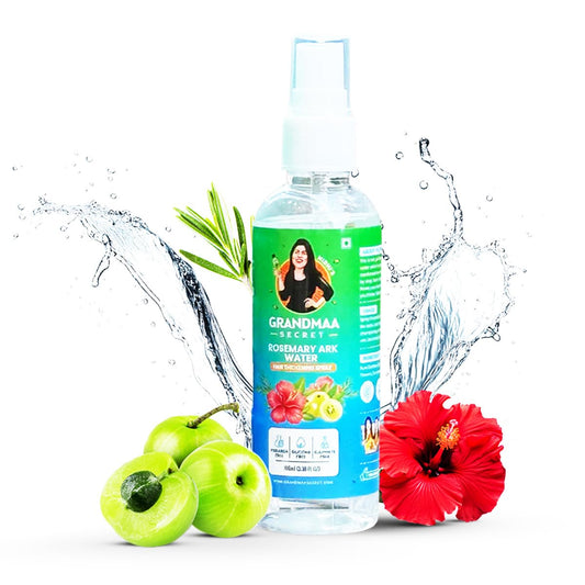 NIDHI’S GRANDMAA SECRET Rosemary Water Ark Hair Thickening Mist, Natural Rosemary Water Spray for Thick Hair, Rosemary Hair Mist Pure Distillate