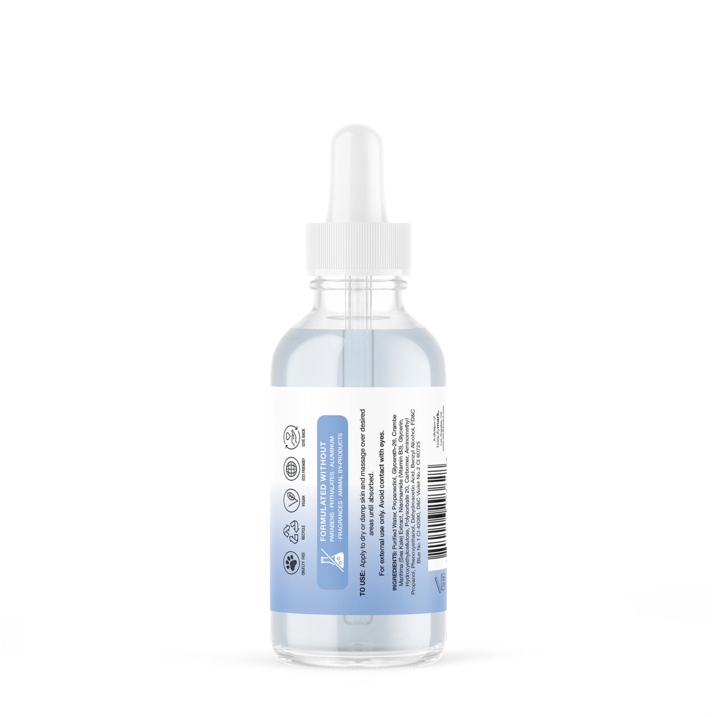 Vitamins and Sea Beauty Blue Sea Kale and Niacinamide Serum for Face, Anti-Aging Firming, Smoothing Face Serum for Minimizing Pores, Oil Control, 2 Fl