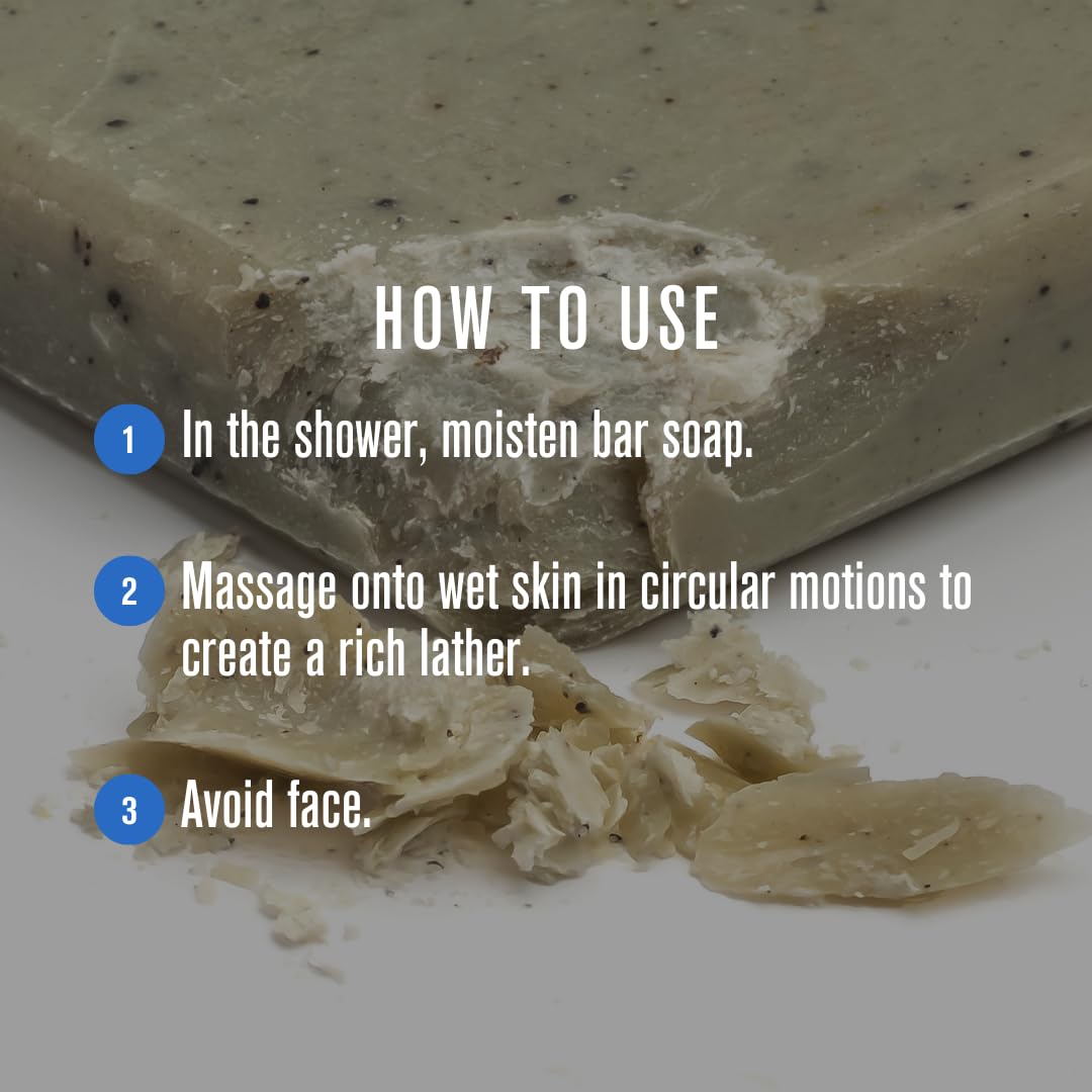 Baxter of California Men’s Exfoliating Body Bar Soap, Deep Cleansing & Moisturizing Formula with Cedarwood & Oak Moss, Buffs Away Dry Skin for All Beauty & Personal Care Baxter of California