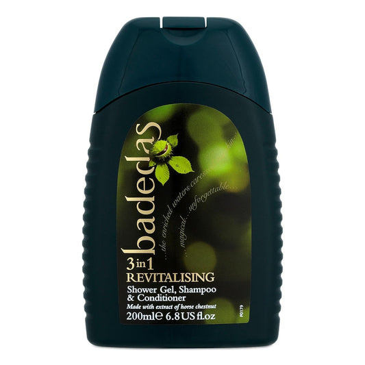 Badedas Revitalising Shower Gel, Shampoo & Conditioner 200ml (PACK OF 2) Beauty & Personal Care Badedas