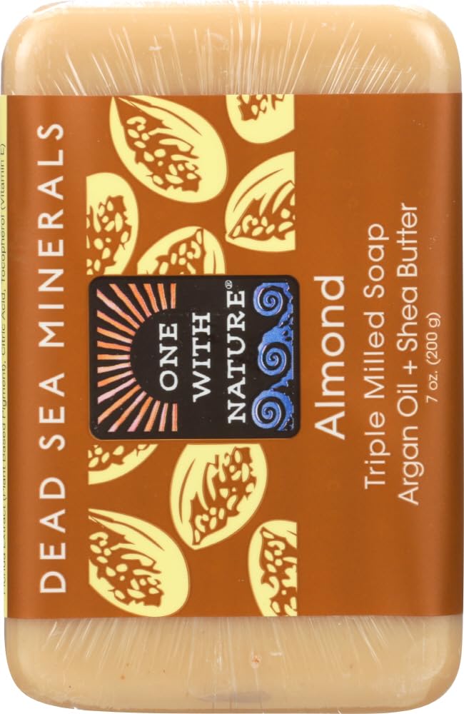 One With Nature Dead Sea Mineral Soap Almond - 7 oz