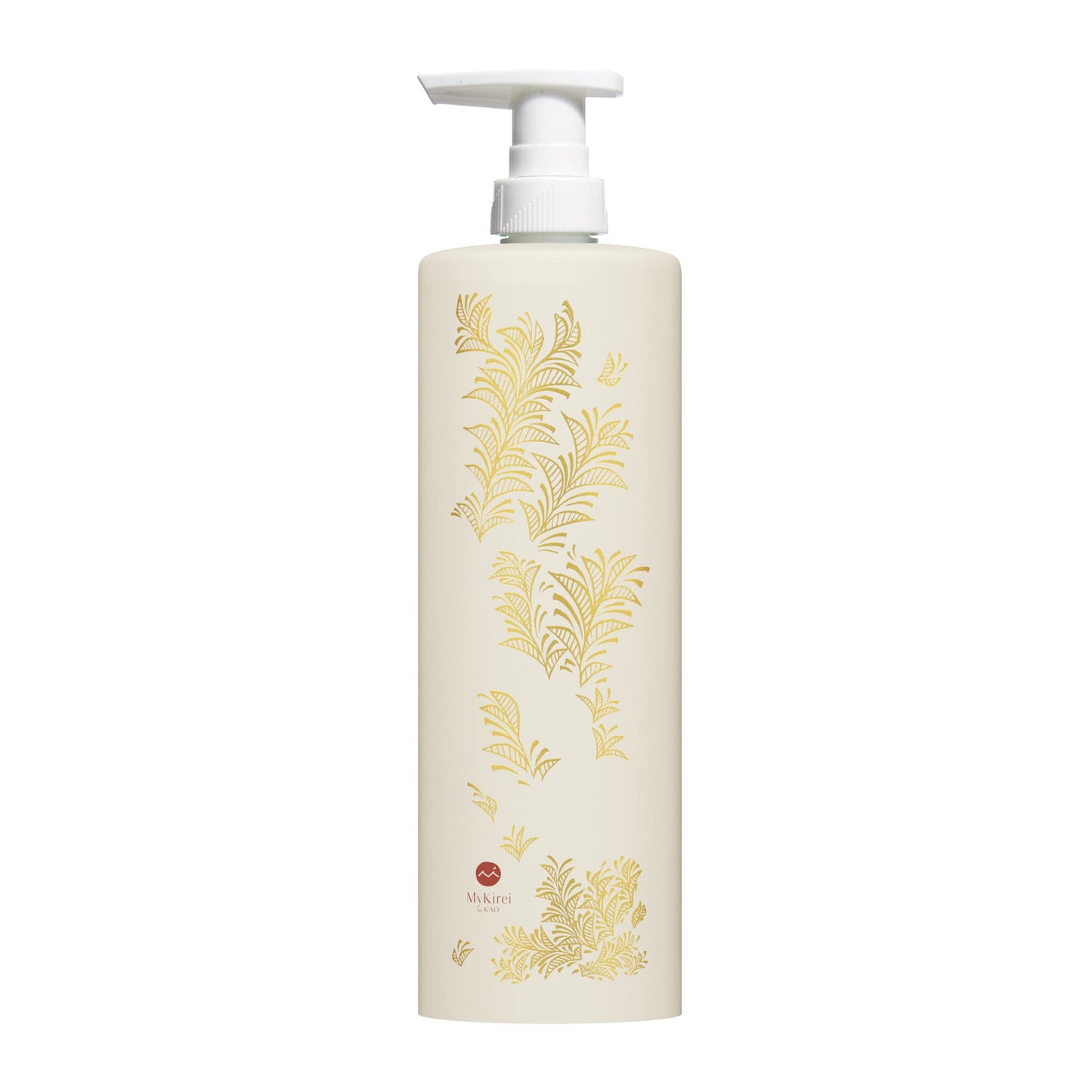 MyKirei by KAO Soothing Peony Milky Lotion, Peony Extract and Rice Water, Sustainable Bottle, with Reusable Lotion Dispenser, 11.5 FL OZ