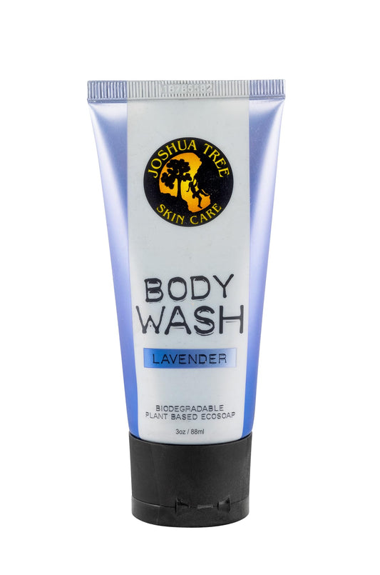 JOSHUA TREE 3 oz. Body Wash, Shampoo - Biodegradable Plant Based Eco Soap with Organic Ingredients (Lavender) Beauty & Personal Care JOSHUA TREE