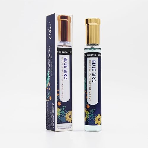 Esha Body & Hair Perfume Mist - Eau de Parfum for Women - Infused with Betaine - Juicy Orange, Pineapple, Mango with Musk and Vanilla - (BLUE BIRD) Beauty & Personal Care Esha