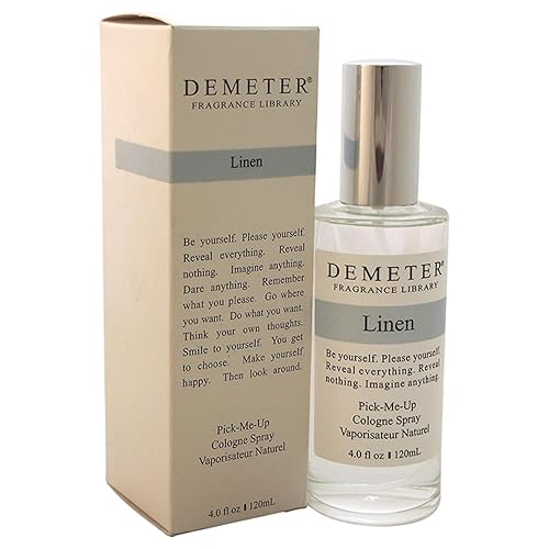 Demeter Linen Pick-me Up Cologne Spray for Women, 4 Ounce