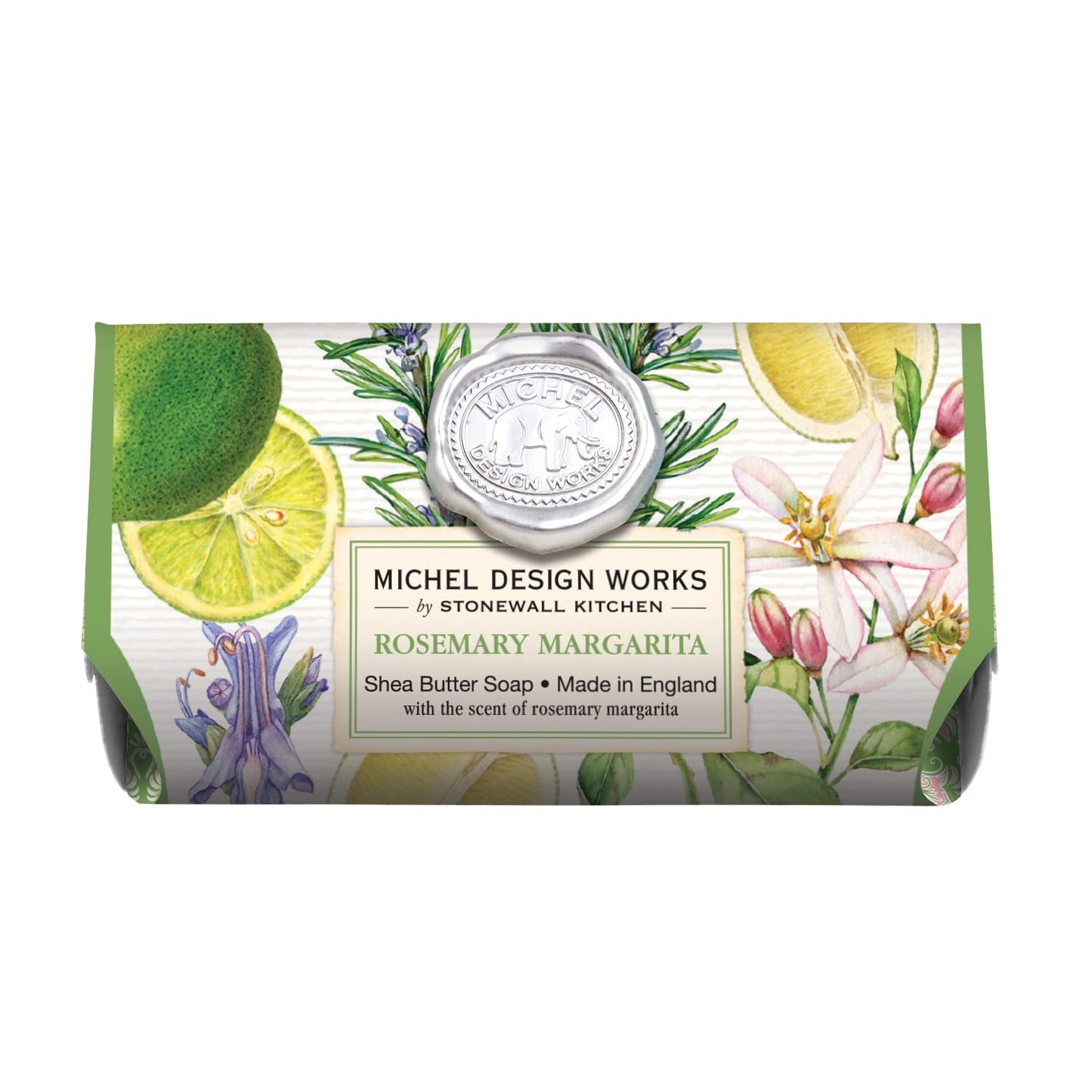 Michel Design Works Large Bath Soap Bar, Rosemary Margarita