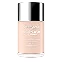 Neutrogena Healthy Skin Liquid Foundation Makeup Broad Spectrum SPF 20 Sunscreen, Medium Coverage, Vit B5, Antioxidants, All Day Wear, Shell 100C, 1
