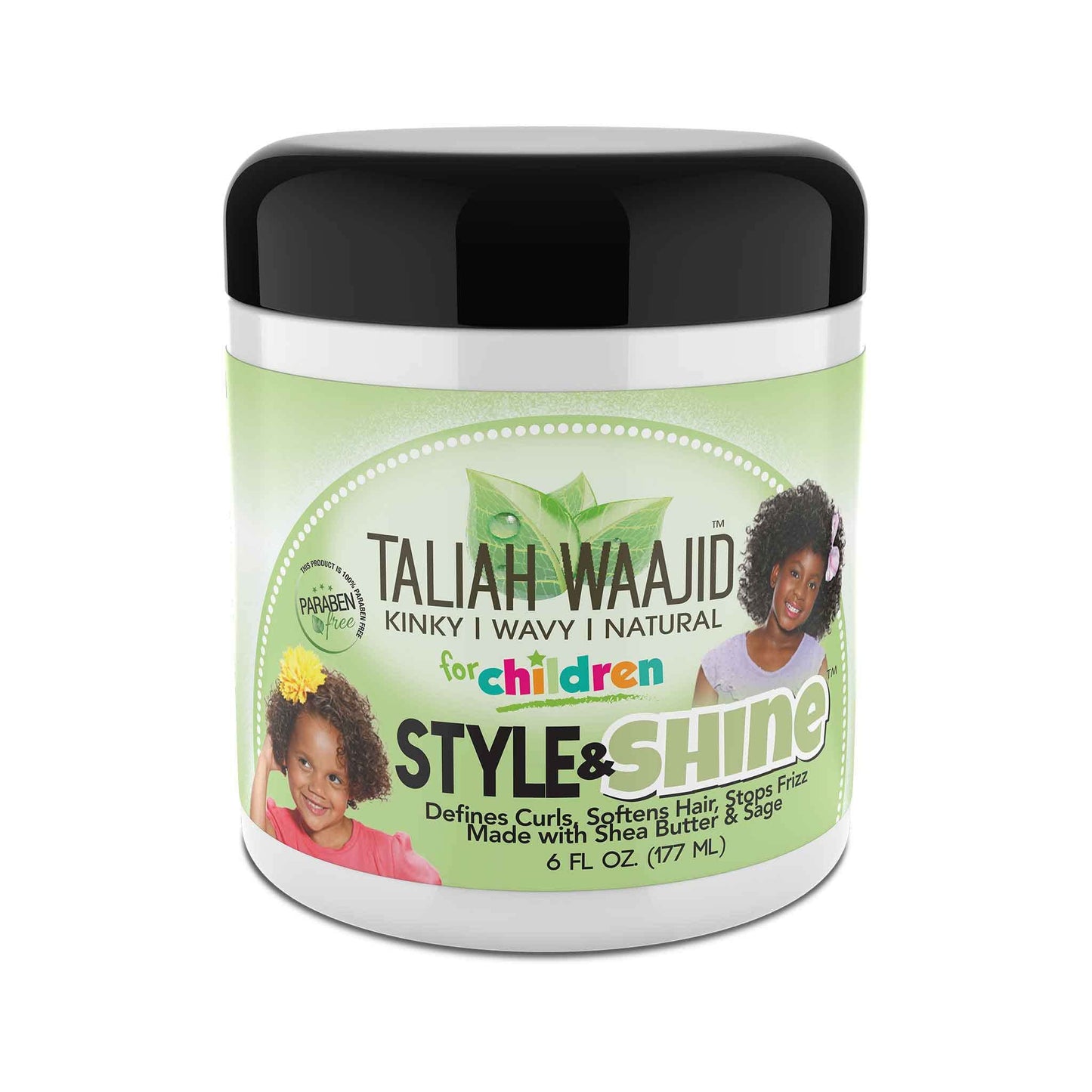 Taliah Waajid Herbal Style & Shine For Natural Hair, 6 oz (Pack of 2)
