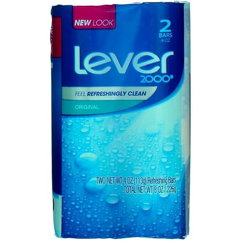 Lever 2000 Original Refreshing Bar Soap, Perfectly Fresh 4 oz, 2 ea (Pack of 24)