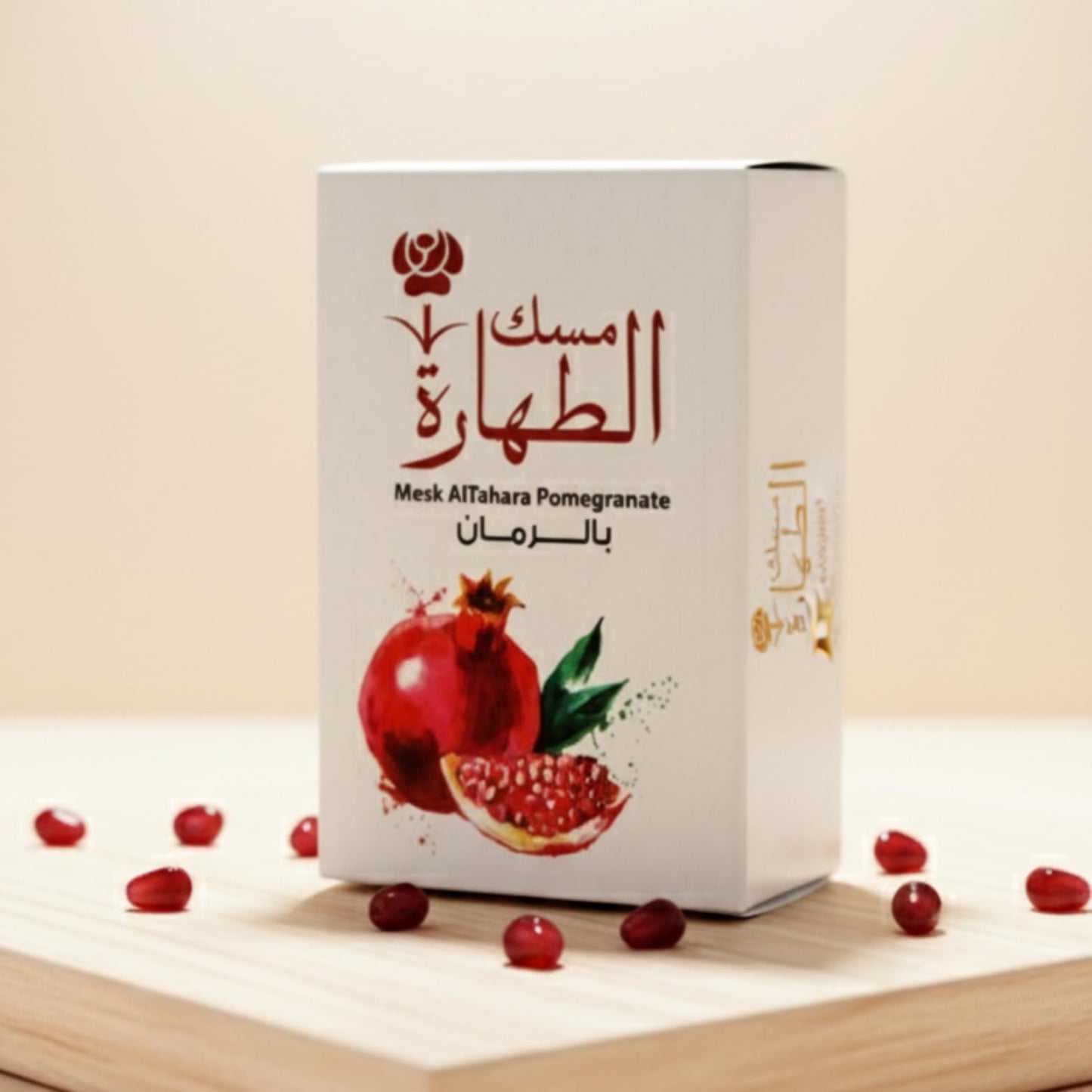 Mesk Al Tahara Pomegranate And Gift White Musk Pure Arabian Oil Perfume Body Fragrance for Long-Lasting Freshnes and Elegance Pomegranate And Gift