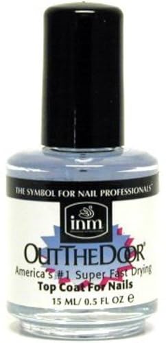 INM Out The Door Super Fast Drying Top Coat (INM Out The Door Top Coat, 0.5 oz (Pack of 5)) Beauty & Personal Care INM