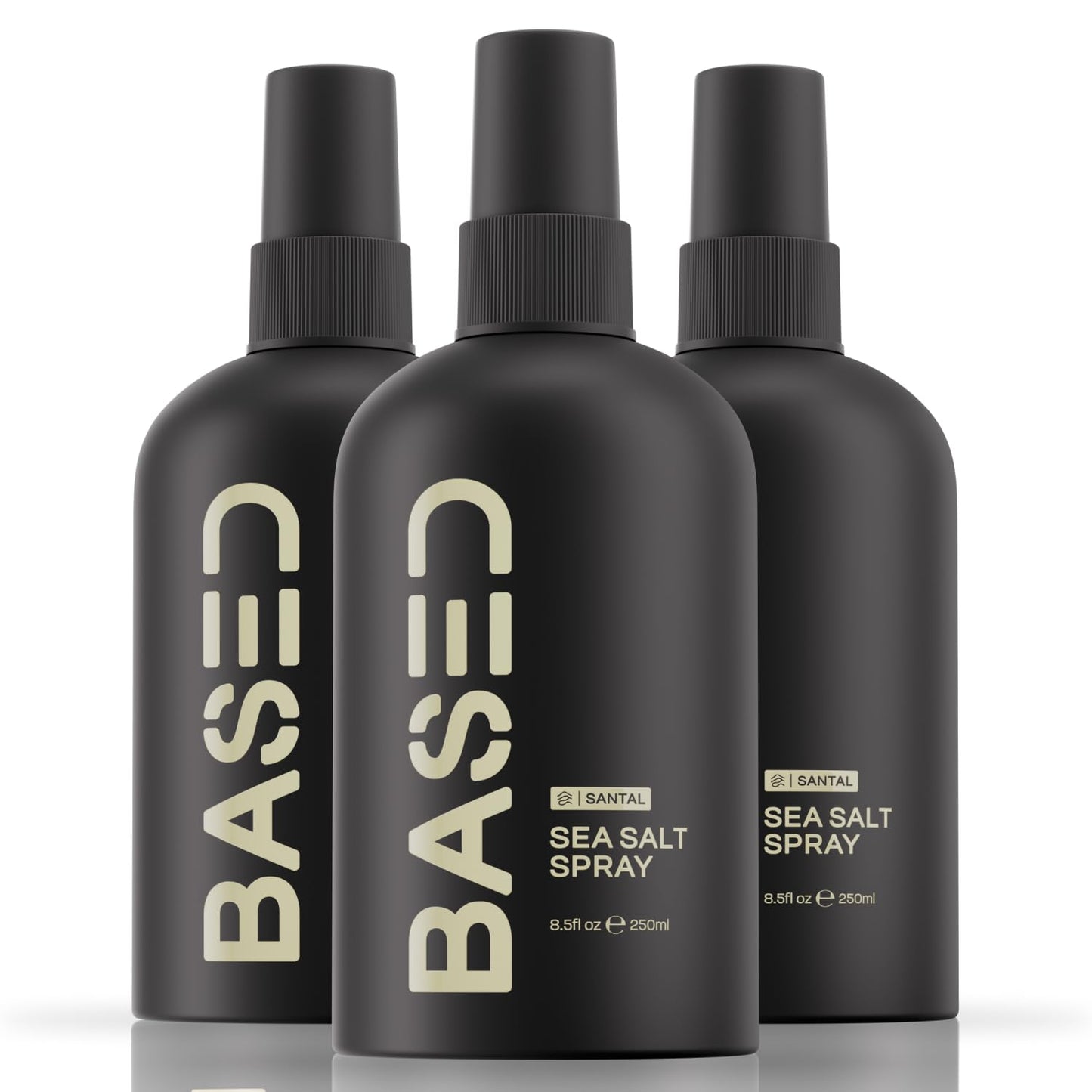 BASED Sea Salt Spray, Natural Finish Sea Salt Spray for Hair, Volume & Texture, Infused with Kelp & Vitamin B5, Light & Non-Greasy, Paraben Free, No Beauty and Personal Care BASED BODYWORKS