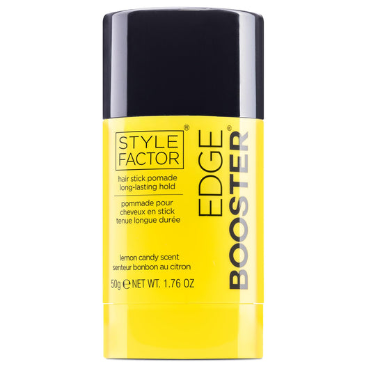 Style Factor EDGE BOOSTER Hair Wax Stick Pomade with Beeswax | Strong Hold Slick Stick for Flyaways, Edges & Baby Hair for Sleek Buns & Ponytails |