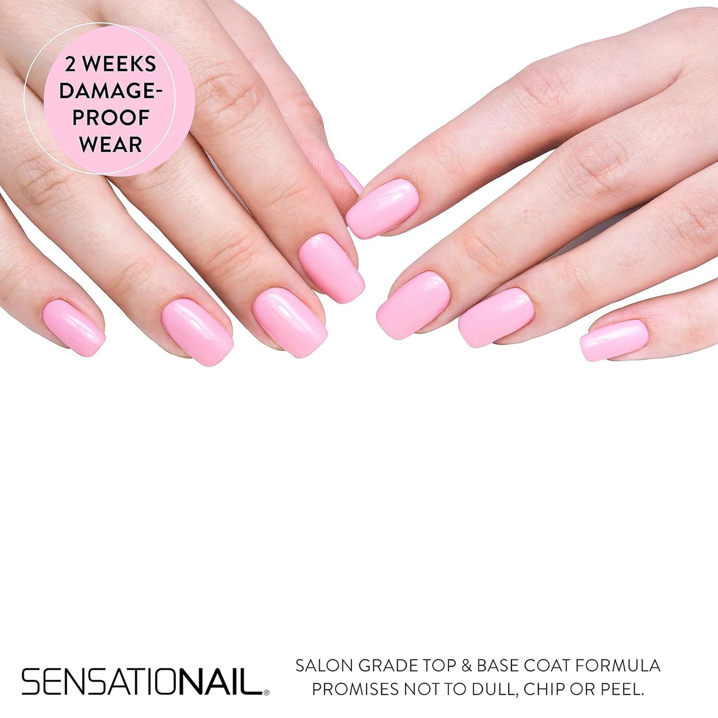Sensationail Express Gel One Step Nail Polish, Cafe Au Lait, Nude, No Dry Time, Lasts Up To 10 Days, Use With LED/UV Lamp, Quick Cure, Easy To Use