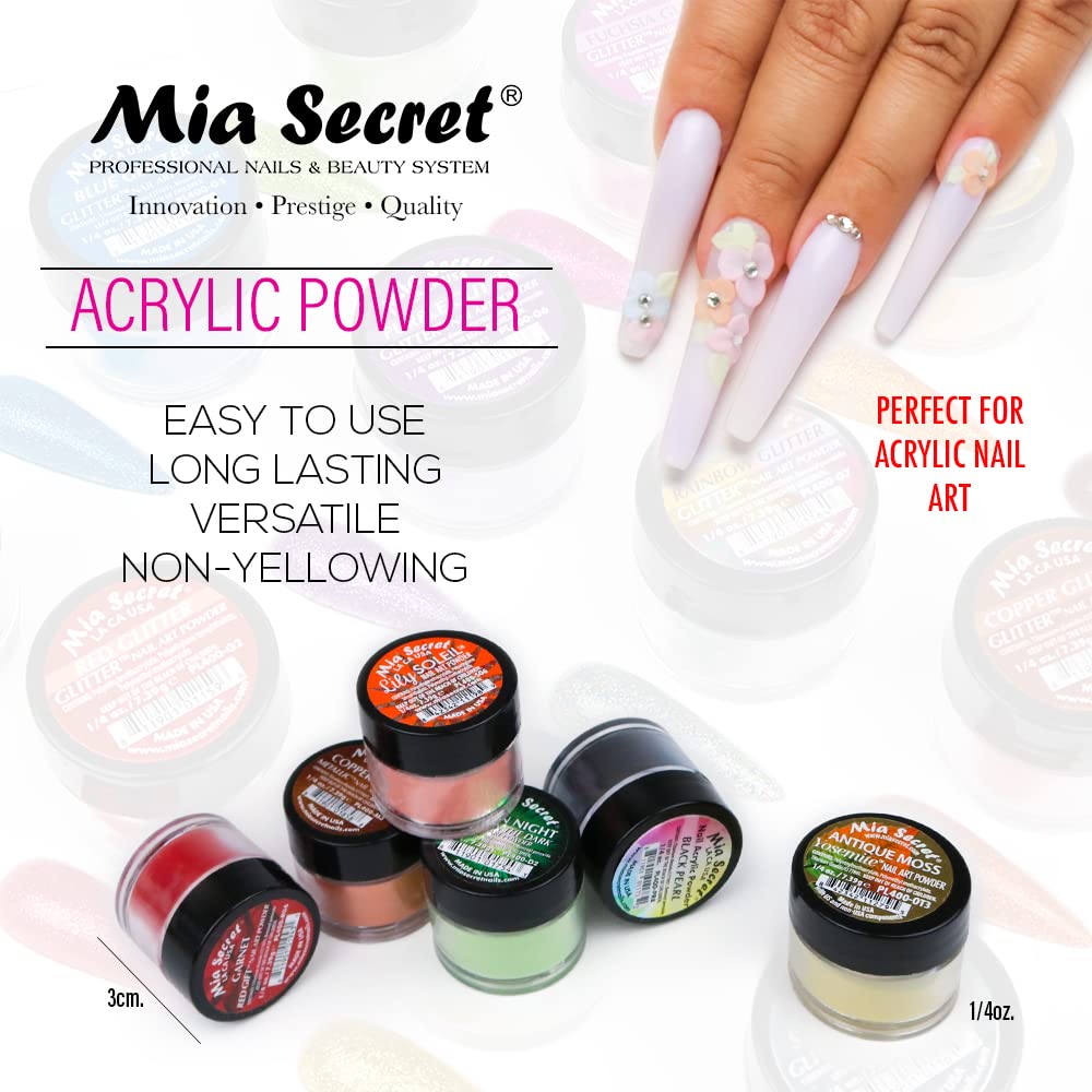 Mia Secret Pastel Macarons Nail Art Powder 6 pc Set