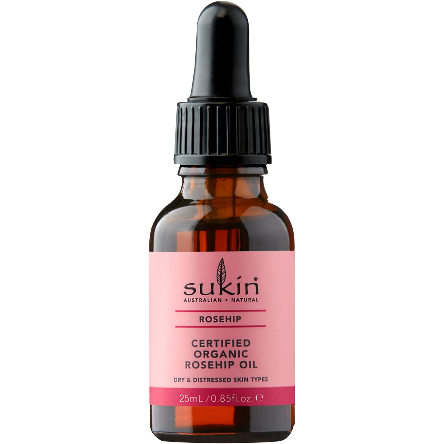 Sukin Certified Organic Rosehip Oil, 0.85 fl oz
