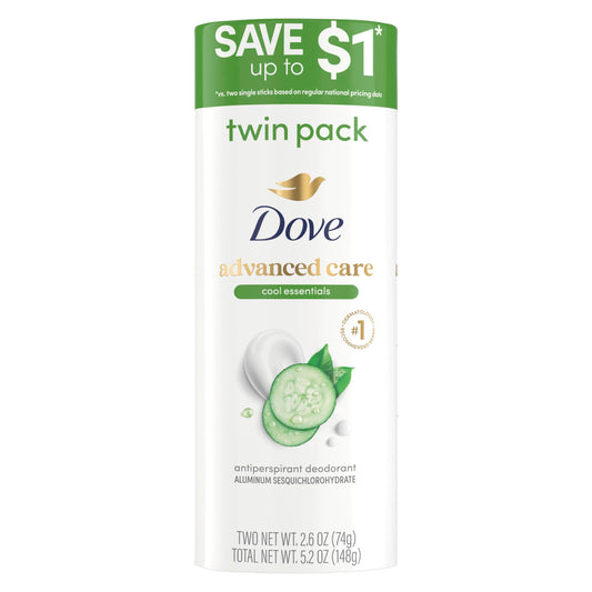 Dove Advanced Care Antiperspirant Deodorant for Women, 72H Sweat & Odor Protection, Pro-Ceramide Technology, Kind to Skin, Alochol Free, Scent: Cool Beauty and Personal Care Dove