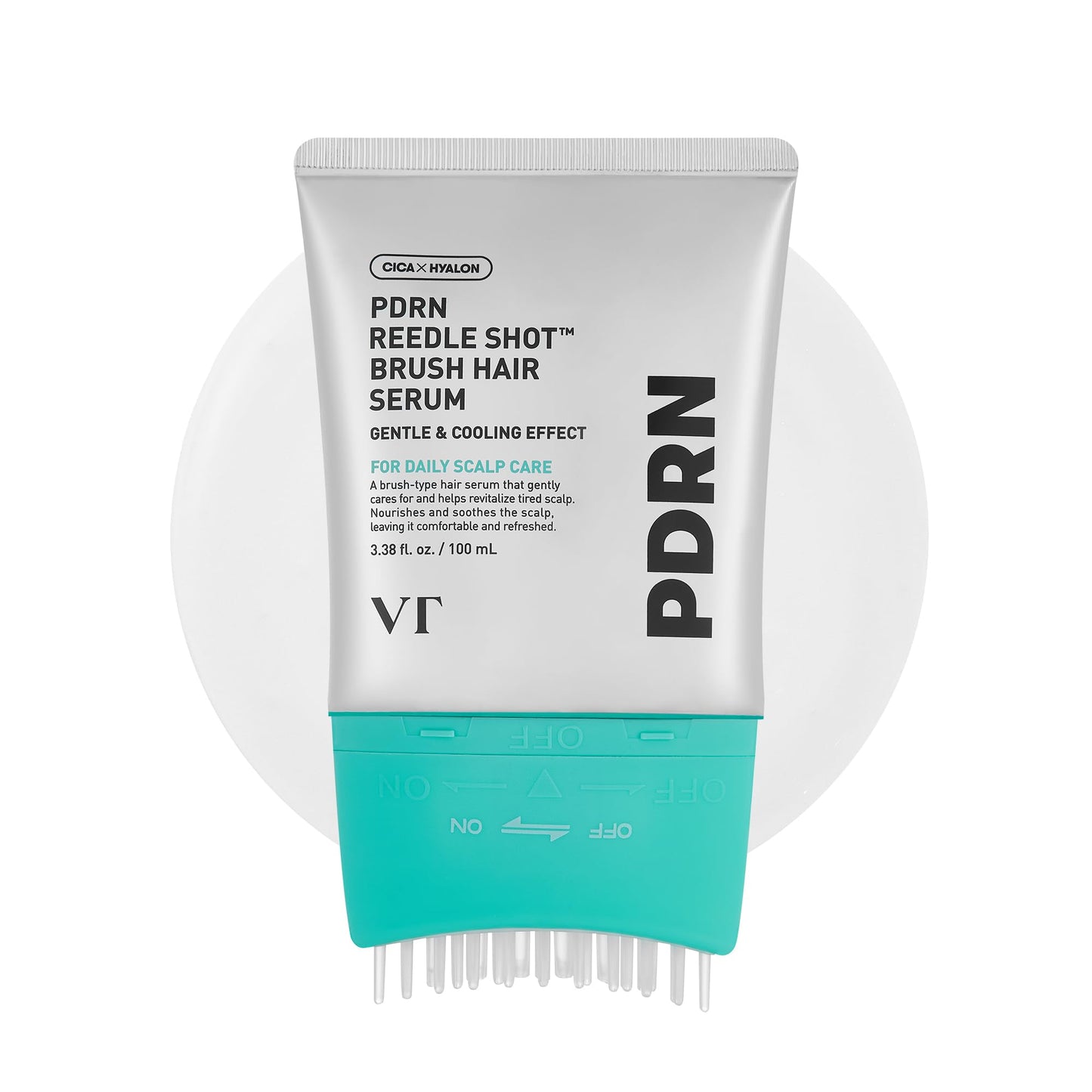 VT COSMETICS PDRN Reedle Shot Brush Hair Serum, Cooling & Refreshing Scalp Care with Vegan PDRN, Caffeine & Spicule Complex, Lightweight & Non-Greasy Beauty and Personal Care VT COSMETICS