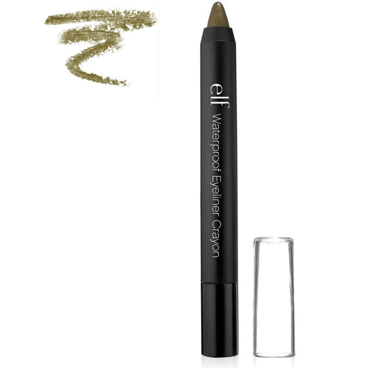 e.l.f. Waterproof Eyeliner Crayon, Moss, 0.07 Ounce
