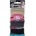 Goody WoMens Ouchless 4 mm Elastics, Pastel Python, 30 Count