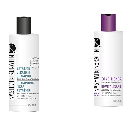 Kashmir Keratin Hair Care Kit plus Shampoo Comb (Extreme Straight + Deep Conditioner)