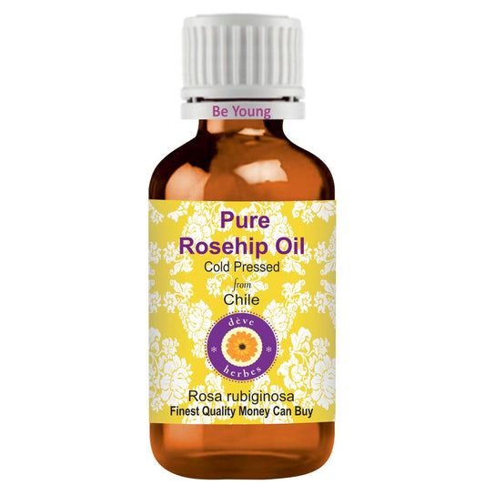 dève herbes Pure Rosehip Oil (Rosa rubiginosa) Cold Pressed 100ml (3.38oz) Beauty and Personal Care dève herbes