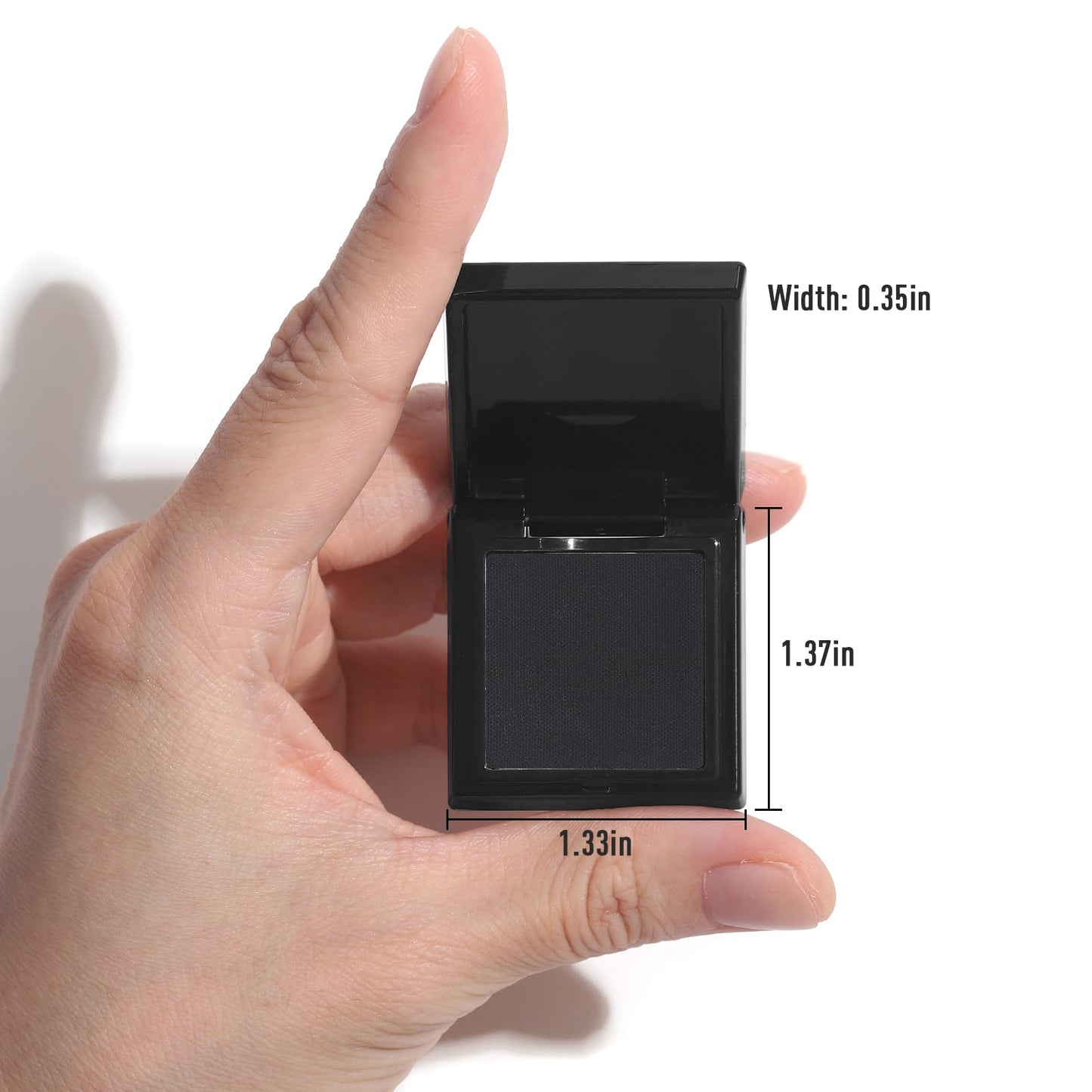 UCANBE Black Single Eyeshadow Palette, Highly Pigmented Matte Eye Shadow Powder, Professional Long-Lasting Waterproof Makeup Palette Beauty and Personal Care UCANBE
