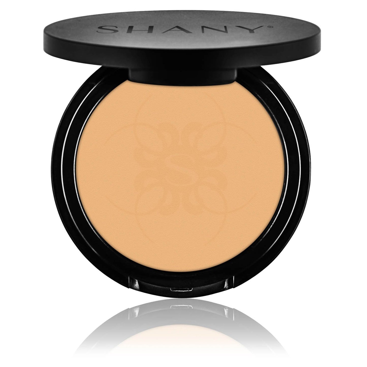 SHANY Two Way Foundation, Oil - Free, Talc Free, Wet/Dry - LIGHT AMBER