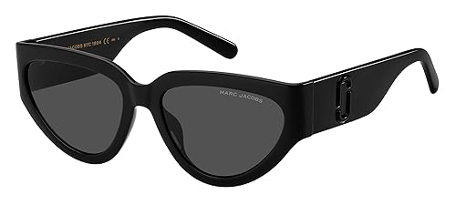 Marc Jacobs Unisex Sunglasses, 807/Ir Black, 57