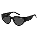 Marc Jacobs Unisex Sunglasses, 807/Ir Black, 57