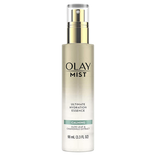 Olay Mist Ultimate Hydration Essence Calming With Aloe Leaf & Chamomile, 3.3 fl oz Beauty & Personal Care Olay
