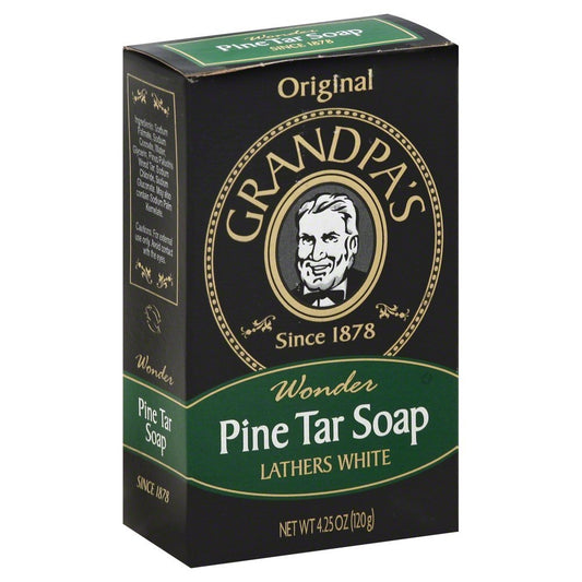 Grandpa Soap Pine Tar 4.25 oz (Pack of 6) Beauty & Personal Care Grandpa's