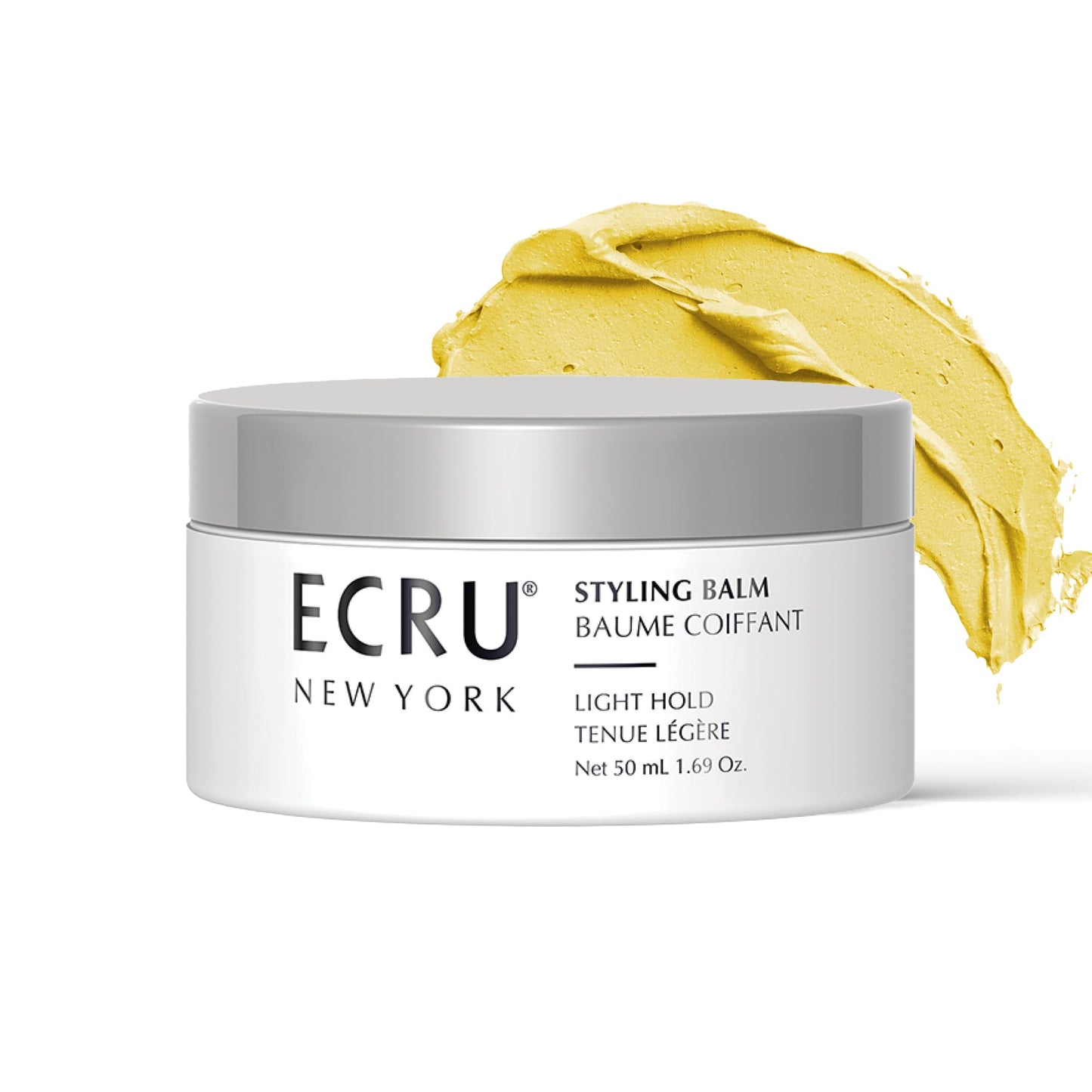 ECRU New York Styling Balm, Flexible Hold Hair Wax, Styling Cream, Texturizing Hair Products, Travel Size Pomade, 1.69oz