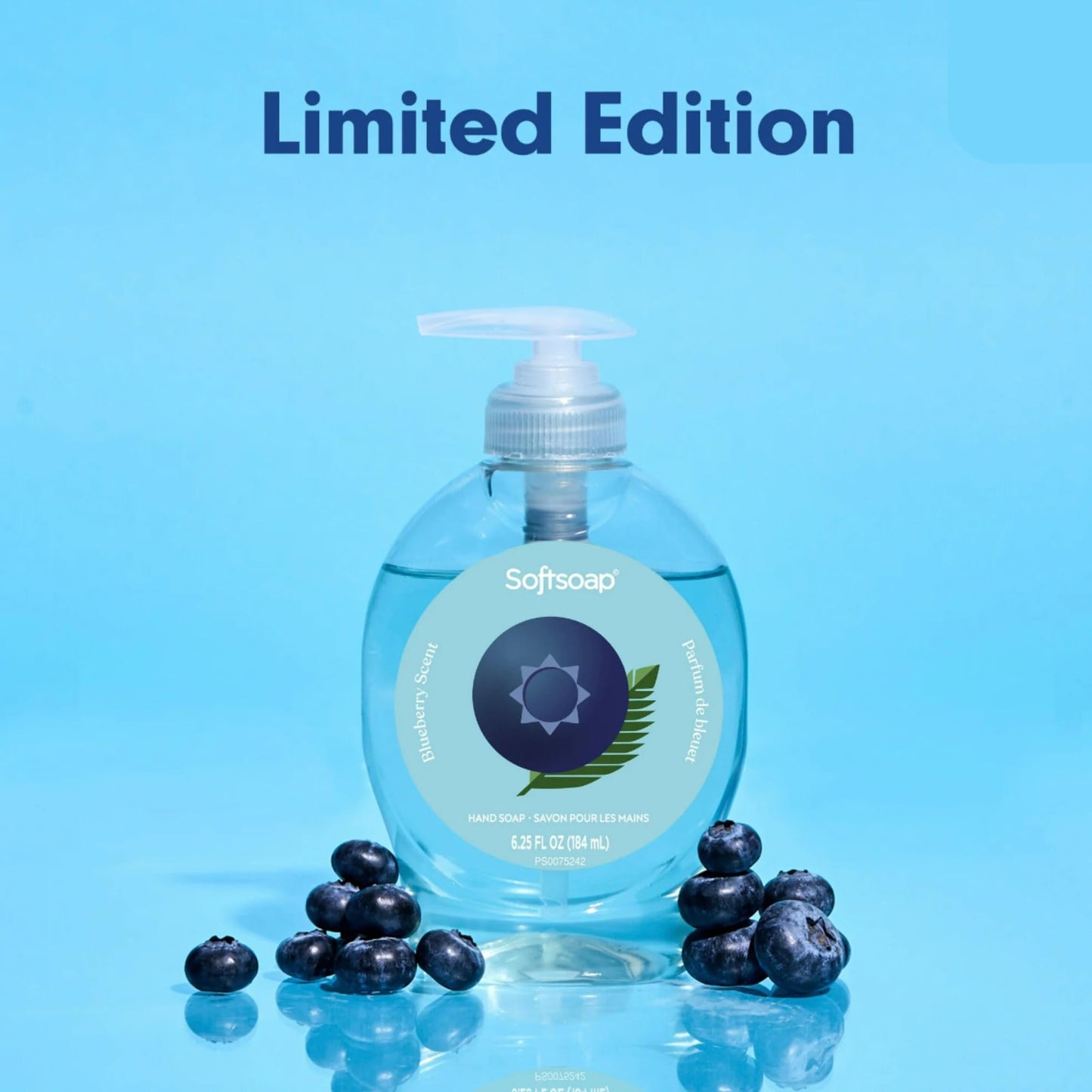 Softsoap Liquid Hand Soap with Pump, Blueberry Scent, 6.25 Fl Oz, 6 Pack (Blueberry - 6 Pack)