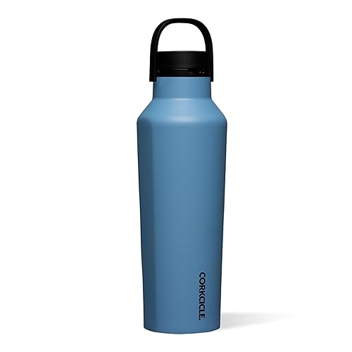 Corkcicle Sport Canteen - Keeps Drinks Cold 25 Hours - Stainless Steel Water Bottle - Triple-Insulated - Spill-Proof - Summer Drinkware Gift - Keeps